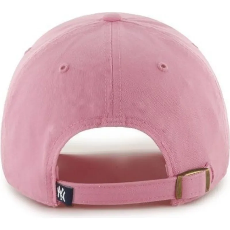 kapa-zaobljena-ruzicasta-podesiv-new-york-yankees-mlb-47-brand