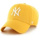 kapa-zaobljena-zuta-podesiv-new-york-yankees-mlb-47-brand