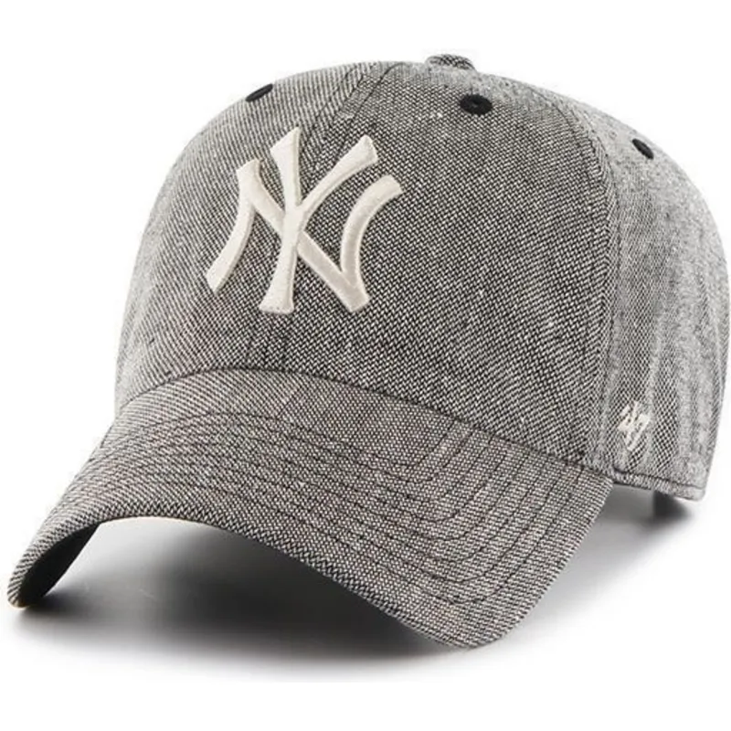 kapa-zaobljena-crna-podesiv-new-york-yankees-mlb-47-brand