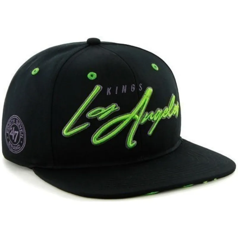 kapa-ravna-crna-snapback-los-angeles-kings-nhl-47-brand
