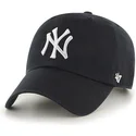 kapa-zaobljena-crna-podesiv-za-djecu-new-york-yankees-mlb-47-brand