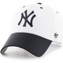 kape-zaobljena-bijela-podesiva-traka-new-york-yankees-mlb-47-brand