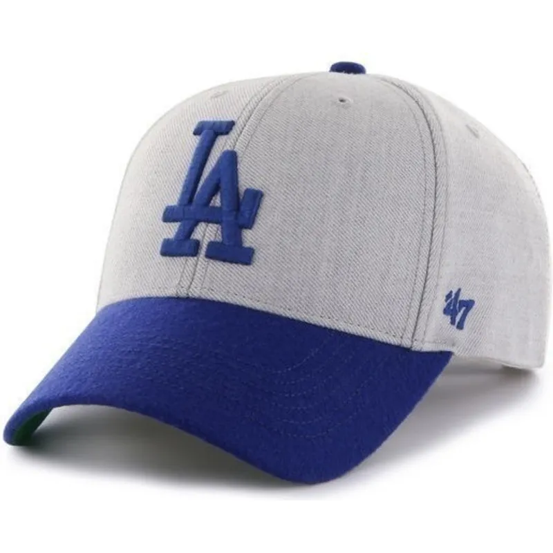kapa-zaobljena-siva-podesiv-los-angeles-dodgers-mlb-47-brand