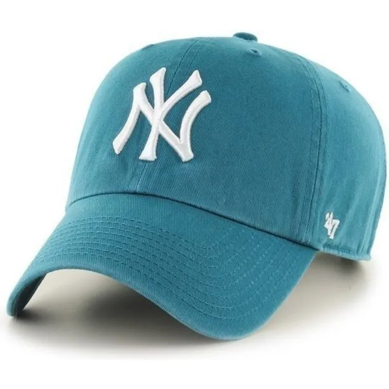 kape-zaobljena-zelena-podesiva-traka-azulado-new-york-yankees-mlb-47-brand