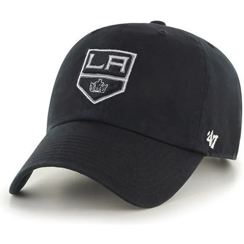 kapa-zaobljena-crna-podesiv-los-angeles-kings-nhl-47-brand