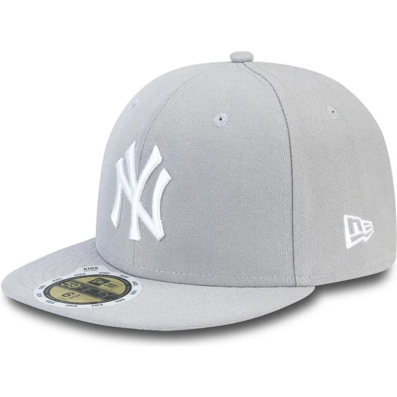 kapa-ravna-siva-prilagodena-za-djecu-59fifty-essential-new-york-yankees-mlb-new-era