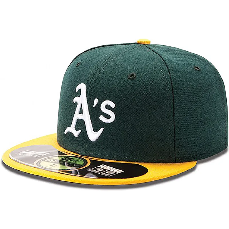 kapa-ravna-zelena-prilagodena-59fifty-authentic-on-field-oakland-athletics-mlb-new-era