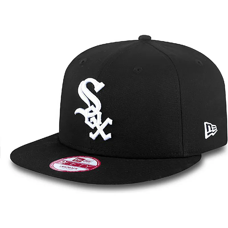 kapa-ravna-crna-snapback-9fifty-essential-chicago-white-sox-mlb-new-era