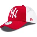 kapa-zaobljena-crvena-snapback-clean-a-frame-new-york-yankees-mlb-new-era