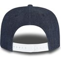 new-era-flat-brim-youth-9fifty-essential-new-york-yankees-mlb-navy-blue-snapback-cap